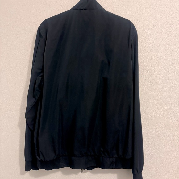 Nordstrom Navy Windbreaker Jacket with Stand-Up Collar - Picture 13 of 15
